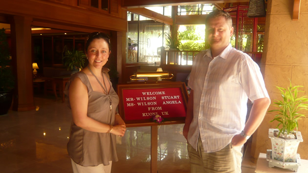 Angela & Stuart in Phuket