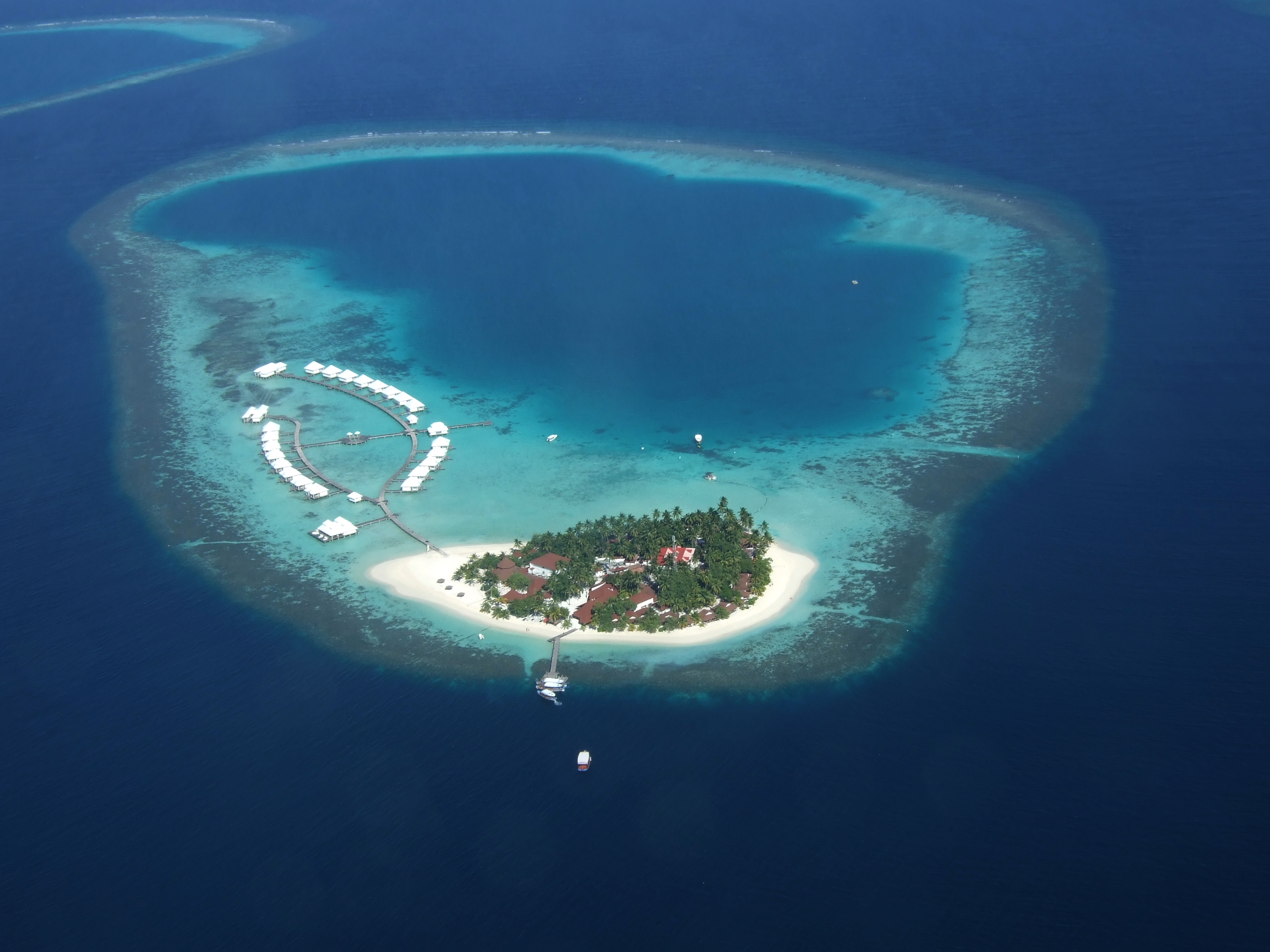 Athuruga from the Sea Plane