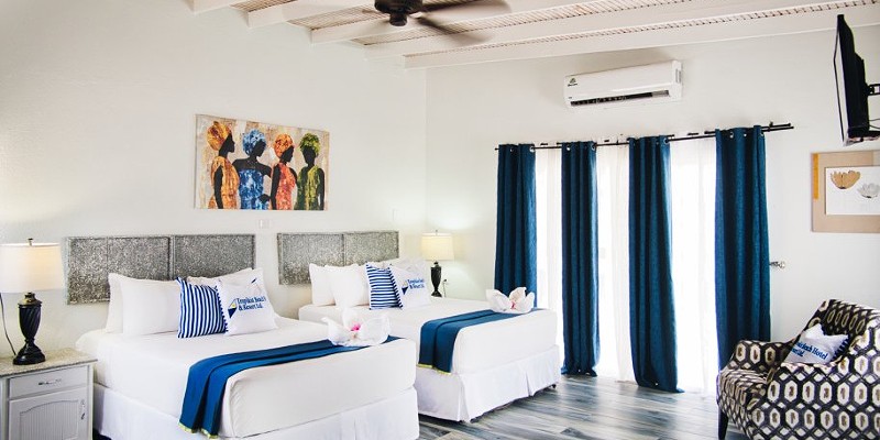 Inside a guestroom at Tropikist Beach Hotel & Resort