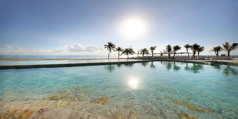 The Infinity Pool at the Adults-Only TRS Yucatan Hotel, Riviera Maya