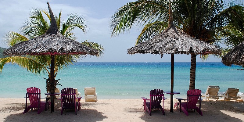 Beach on a cheap Caribbean holiday