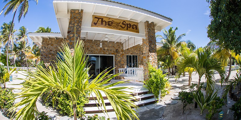 Resort spa entrance