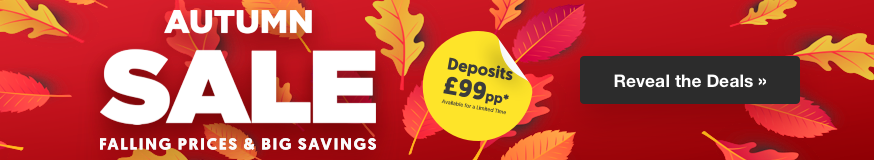 Click here to see our Autumn Sale holiday deals