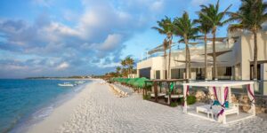 Shot of the beachfront at Grand Oasis Tulum